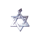COLGANTE MAGEN DAVID (Ref: Pla. 04192)