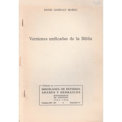 VERSIONES UNIFICADAS DE LA BIBLIA