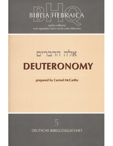 BIBLIA HEBRAICA DEUTERONOMIO