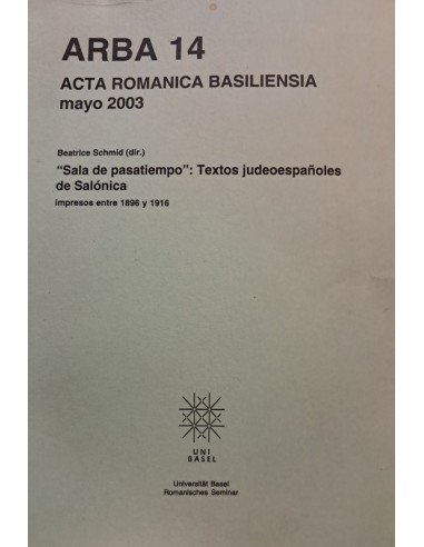 "SALA DE PASATIEMPO": TEXTOS...