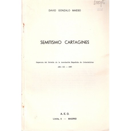 Semitismo Cartagines.