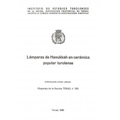 LÁMPARAS DE HANUKKAH EN CERÁMICA POPULAR TUROLENSE